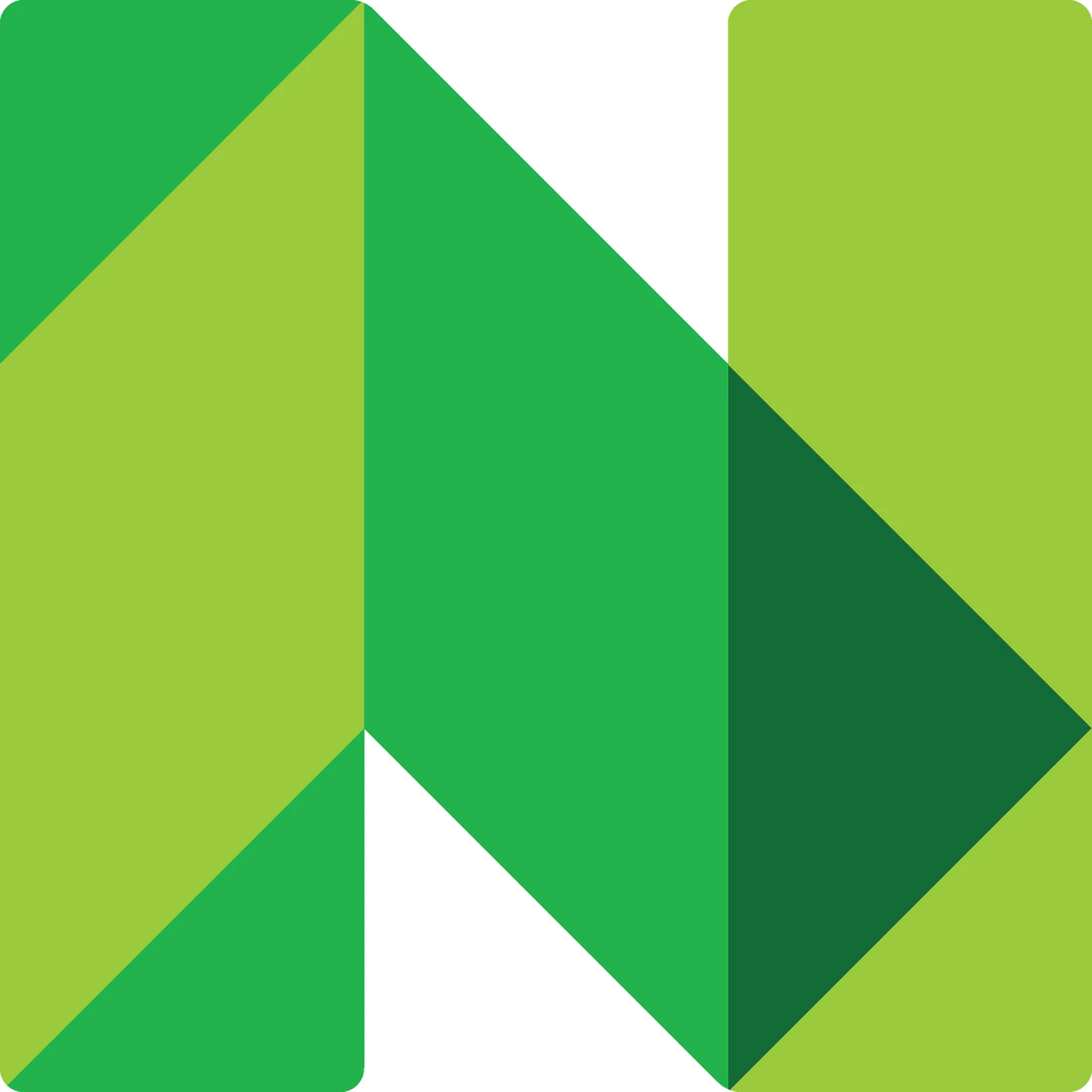 The NerdWallet logo, featuring a stylized letter ‘N’ made of two green overlapping shapes, one light green and one dark green.